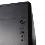 Fractal Design Kab Fractal Design Core 1100 minitower Zwart geen PSU
