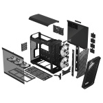 Fractal Design Torrent Zwart RGB TG Lichttint