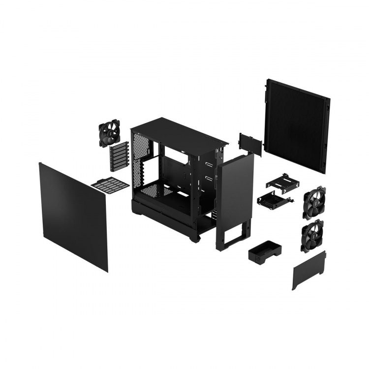 Fractal Design Pop Silent Zwart Effen