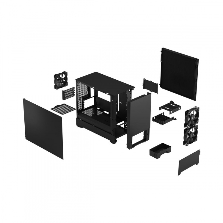 Fractal Design Pop Mini Silent Zwart Effen