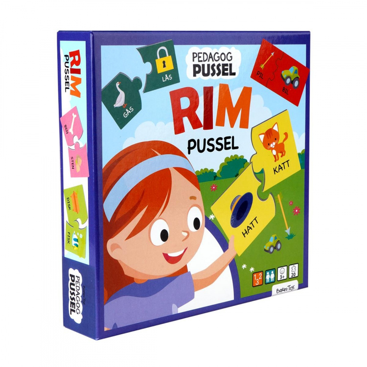 Barbo Toys Barbo Klassieke Pedagogische Spelrijmpuzzel (SE)