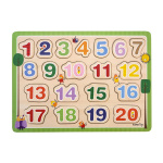 Barbo Toys Barbo Klassieke Houten 1-2-3 Puzzel
