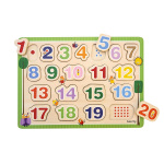 Barbo Toys Barbo Klassieke Houten 1-2-3 Puzzel