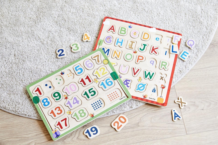 Barbo Toys Barbo Klassieke Houten 1-2-3 Puzzel