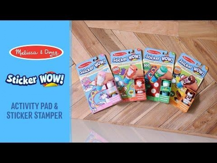 Melissa & Doug Sticker WOW! Dino met boek & stickers