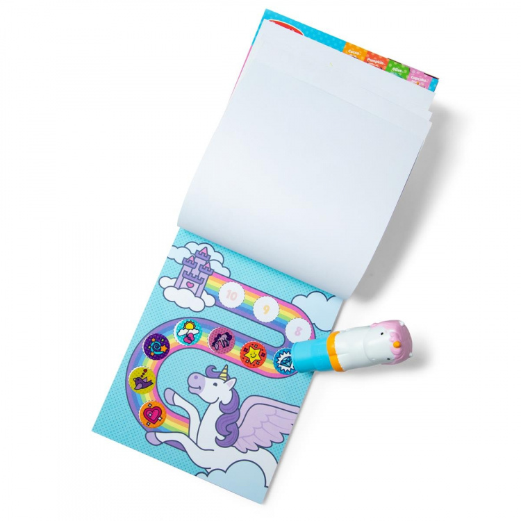 Melissa & Doug Sticker WOW! Eenhoorn met boek & stickers