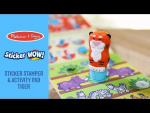 Melissa & Doug Sticker WOW! Eenhoorn met boek & stickers