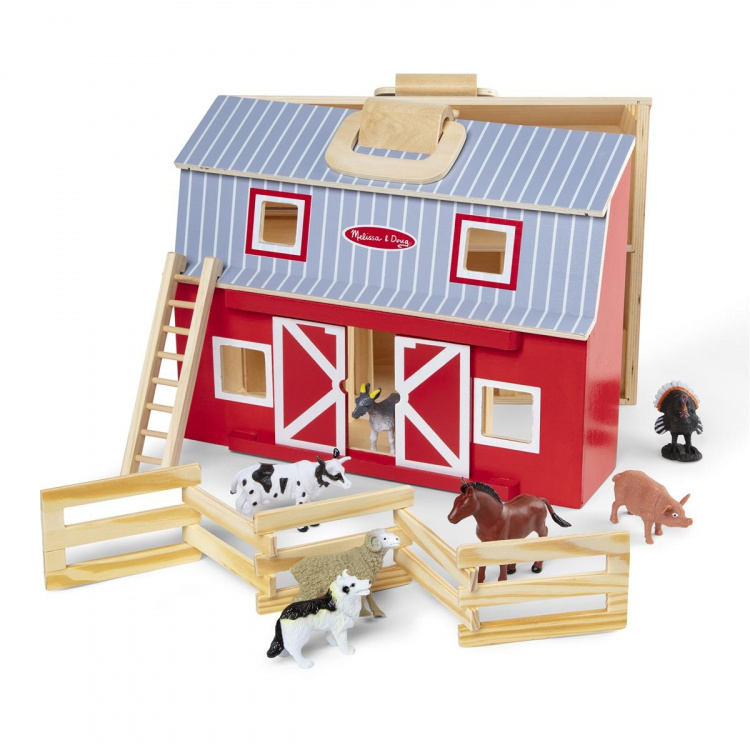 Melissa & Doug Houten Vouw & Ga Schuur