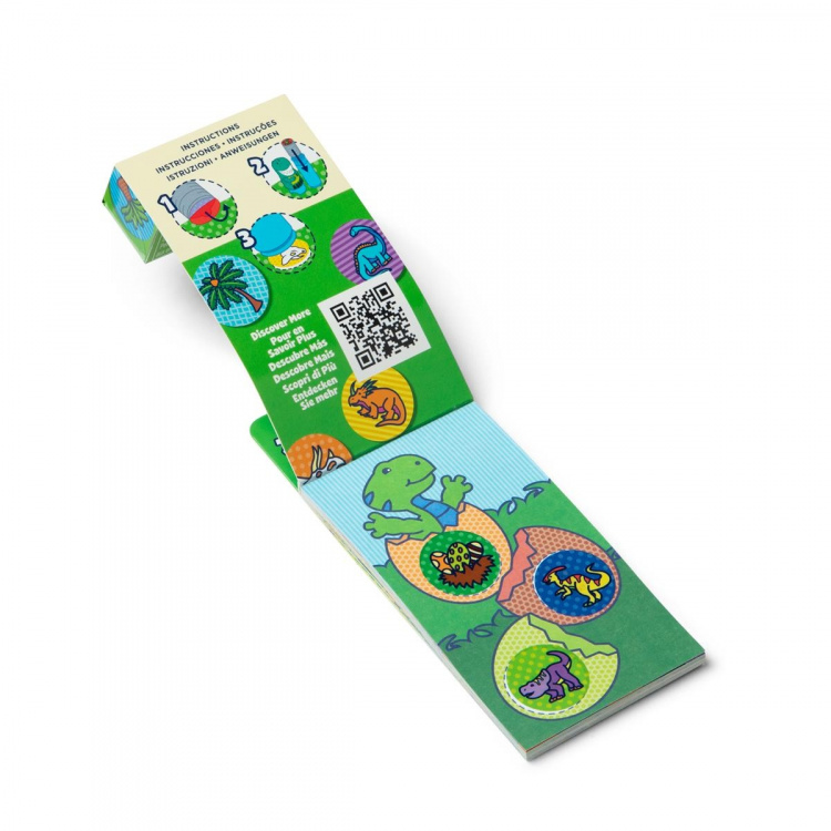 Melissa & Doug Sticker WOW! Mini Activiteiten Pad & Navulling Stickers : Dinosaurus