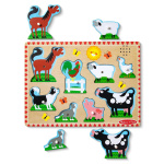 Melissa & Doug Geluidspuzzel boerderijdieren