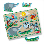 Melissa & Doug Geluidspuzzel dierentuindieren