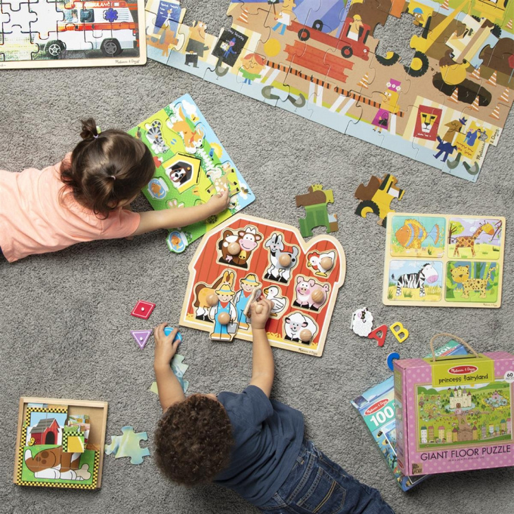 Melissa & Doug Houten puzzel huisdieren