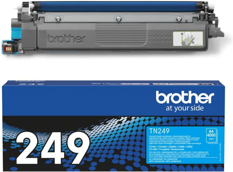 Brother TN249C laserinktcartridge, cyaan