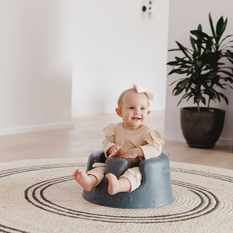 Bumbo Floor Seat - babyzitje, cool grijs