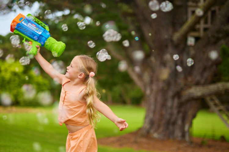 BUNCH O BUBBLES Mega Bubble Blaster - groot gemotoriseerd bellenblaaspistool