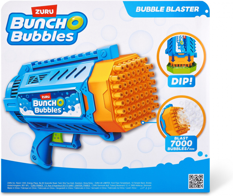 BUNCH O BUBBLES Mega Bellenblaster - groot gemotoriseerd bellenblaaspistool