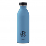 24Bottles - Urban fles 0,5 L - Steen afwerking - Poederblauw (24B700)