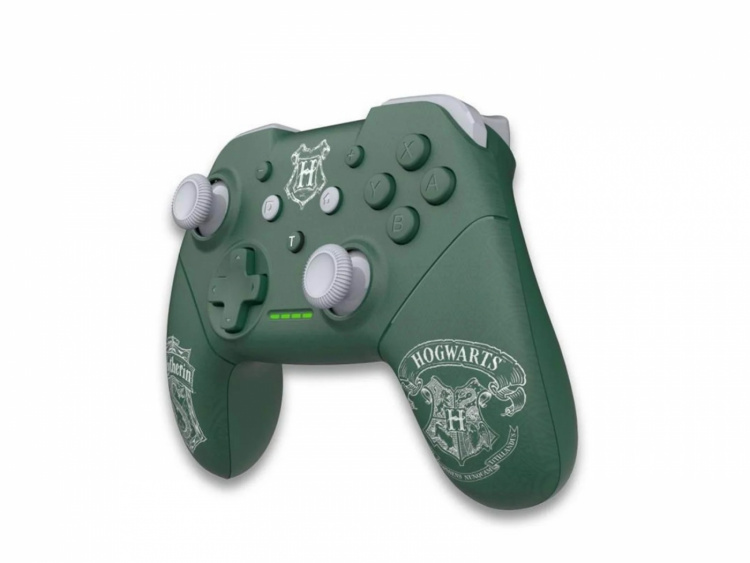 Trade Invaders Harry Potter Draadloze Controller Groen voor Switch met 1M kabel - Slytherin Trade Invaders Harry Potter Draadloze Controller Groen voor Switch met 1M kabel - Slytherin