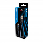 EgoGear Kabel SCH10 Vit/Blå Typ-C 3m Flätad för PS5 EgoGear Kabel SCH10 Vit/Blå Typ-C 3m Flätad för PS5