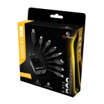 EgoGear 7-i-1-kabel SCH7 AC-adapter för Retrokonsoler EgoGear 7-i-1-kabel SCH7 AC-adapter för Retrokonsoler