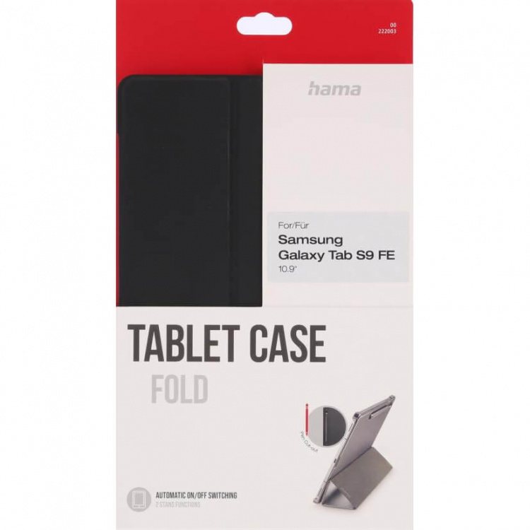 Hama Tabletfodral Samsung Galaxy Tab S9 FE 10.9 Svart Hama Tabletfodral Samsung Galaxy Tab S9 FE 10.9 Svart