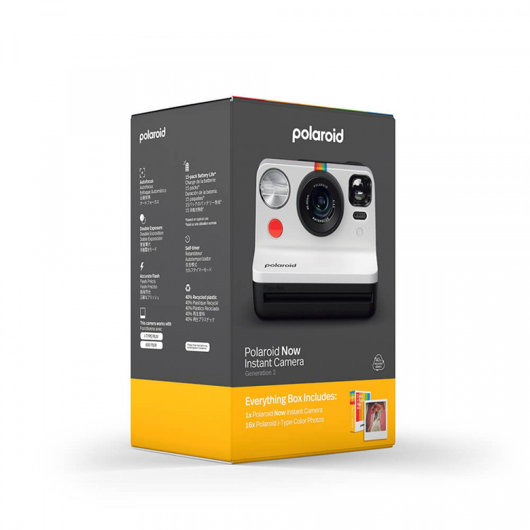 Polaroid Kamera Now Gen. 2 Everything Box Svart & Vit Polaroid Kamera Now Gen. 2 Everything Box Svart & Vit