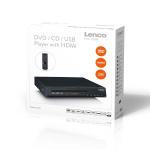 Lenco Compacte DVD/CD-speler met USB-weergave
