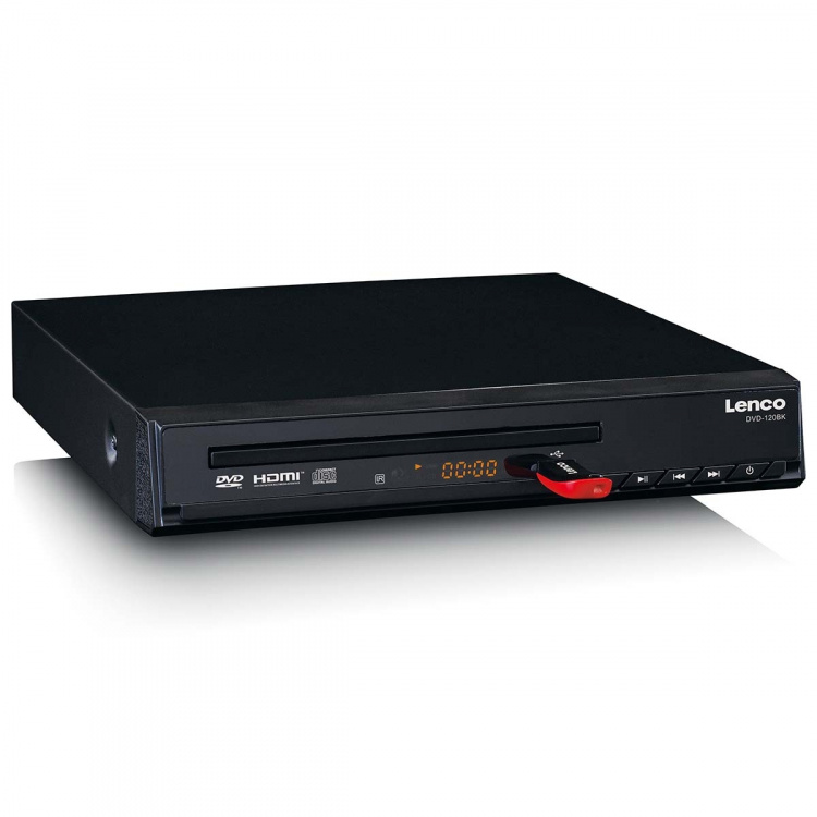 Lenco Compacte DVD/CD-speler met USB-weergave