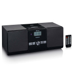 Lenco Micro set met CD/MP3 Bluetooth® USB afstandsbediening Zwart