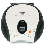Lenco Draagbare stereo FM-radio met CD Wit