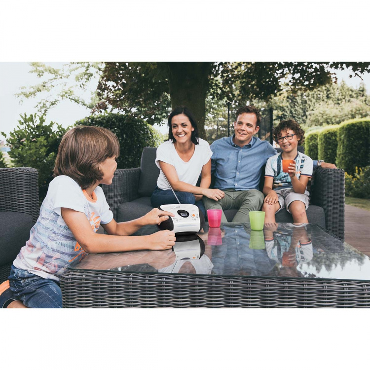 Lenco Draagbare stereo FM-radio met CD Wit