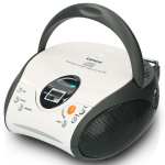Lenco Draagbare stereo FM-radio met CD Wit