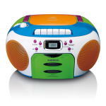 Lenco Draagbare radio met CD en cassette Kids Multi Colour Lenco Draagbare radio met CD en cassette Kids Multi Colour
