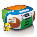 Lenco Draagbare radio met CD en cassette Kids Multi Colour Lenco Draagbare radio met CD en cassette Kids Multi Colour