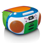 Lenco Draagbare radio met CD en cassette Kids Multi Colour Lenco Draagbare radio met CD en cassette Kids Multi Colour