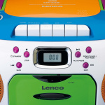 Lenco Draagbare radio met CD en cassette Kids Multi Colour Lenco Draagbare radio met CD en cassette Kids Multi Colour