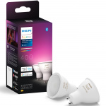 Philips Hue White and Color Ambiance GU10 400lm 2-pack Philips Hue White and Color Ambiance GU10 400lm 2-pack