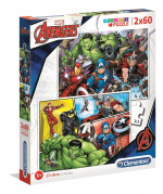 Clementoni 2x60 Puzzels Kids Avengers