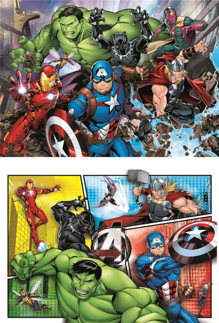 Clementoni 2x60 Puzzels Kids Avengers