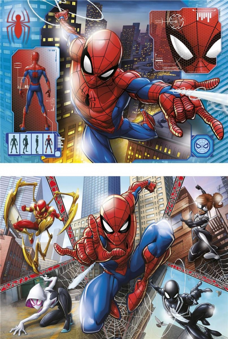 Clementoni 2x60 Puzzels Spider-Man