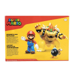 JAKKS Pacific Super Mario 4 Inch Figuurenset Mario vs. Bowser