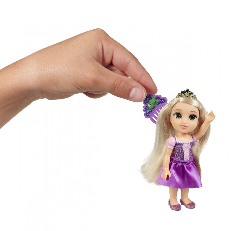 JAKKS Pacific Disney Prinses 6 Inch Kleine pop met kam Rapunzel