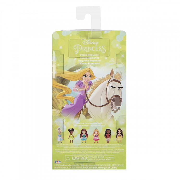 JAKKS Pacific Disney Prinses 6 Inch Kleine pop met kam Rapunzel