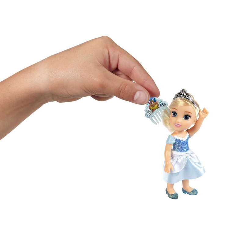 JAKKS Pacific Disney Prinses 6 Inch Kleine Pop met Kam Assepoester