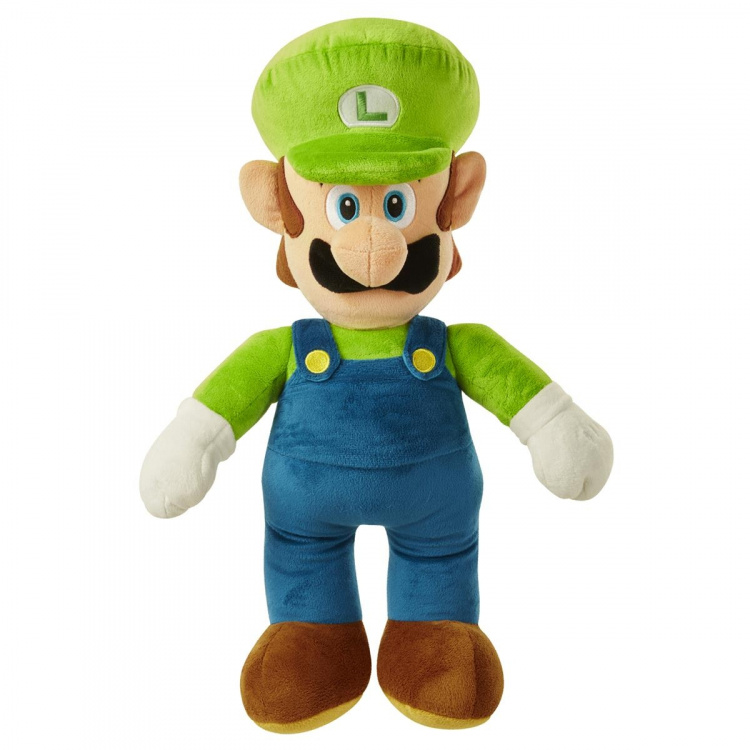 JAKKS Pacific Super Mario Pluche Jumbo Luigi