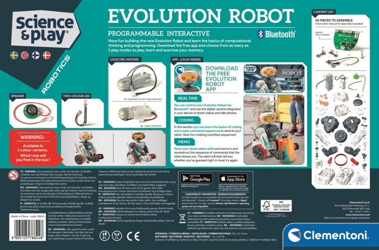 Clementoni Evolution Robot 2.0 (Scandinavisch)