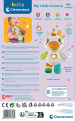 Clementoni Pluche baby eenhoorn
