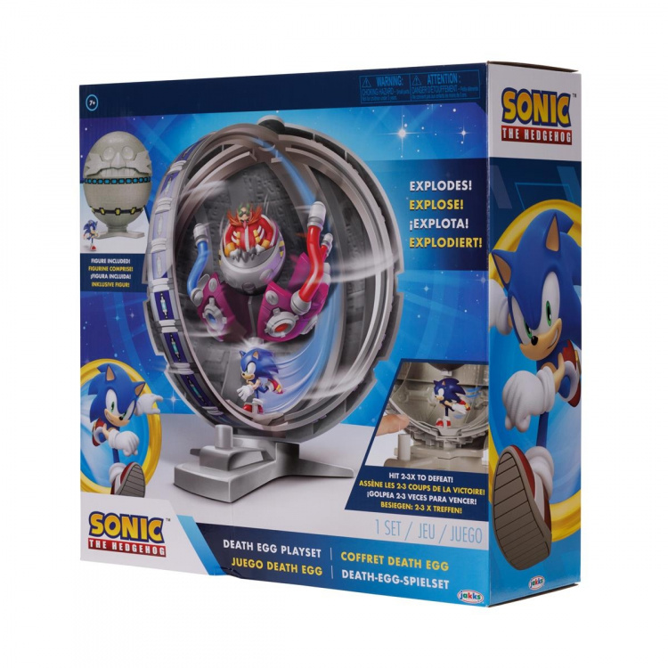 JAKKS Pacific Sonic the Hedgehog 2,5 Inch Speelset Dood Ei Strijd Set