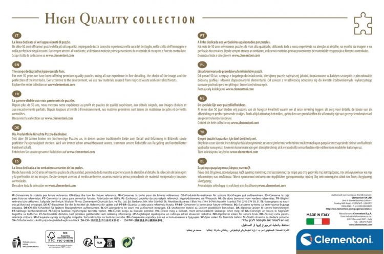 Clementoni 3000 stuks High Quality Collection Manhattan balkon zonsondergang