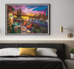 Clementoni 3000 stuks High Quality Collection Manhattan balkon zonsondergang